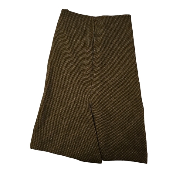 Vintage Lauren Ralph Lauren green label wool midi skirt - Picture 3 of 6